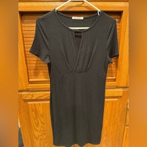 Heart Hips Black Mini Dress